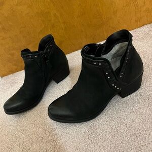 Miz Mooz Black Bootie Sz 38